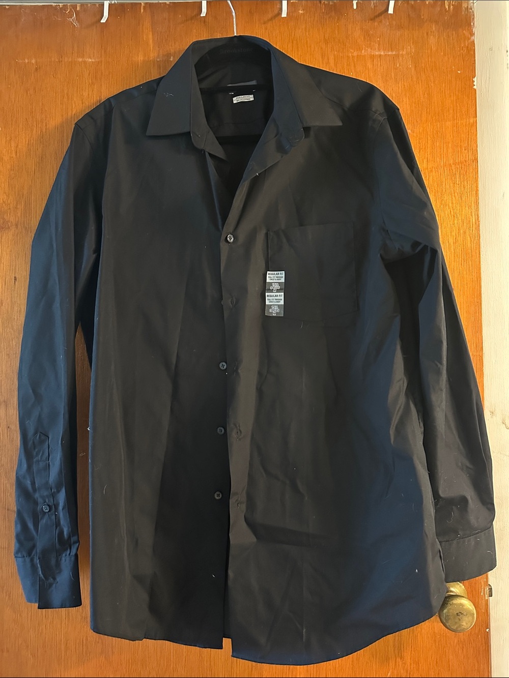 Van Heusen Black Lightweight Shirt Jacket - Button Front